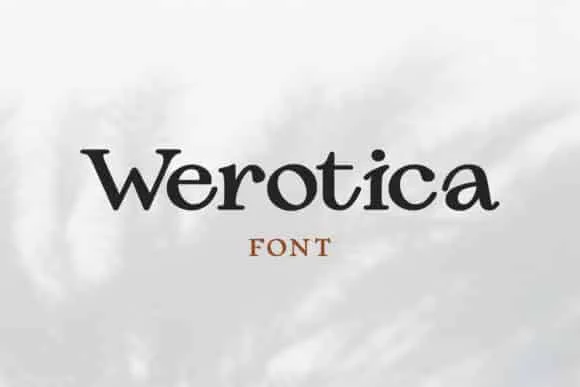 Werotica Font