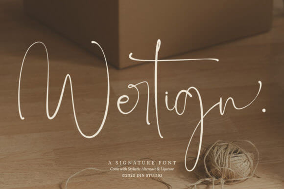 Wertign Font
