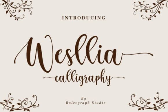 Wesllia Font