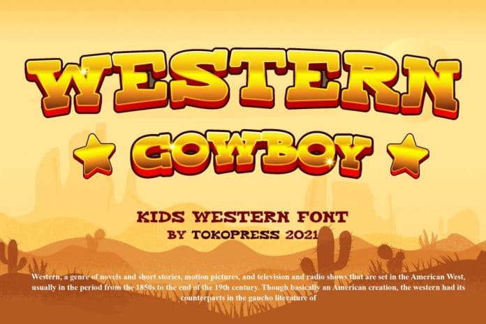 Western Cowboy Font