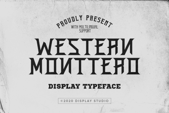 Western Monttero Font