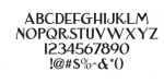 Westfield Nouveau JNL Font