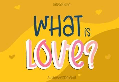 What is Love Font