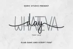 Whateva Day Font