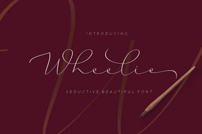 Wheelie Font