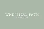 Whimsical Path / Hand Lettered Font