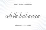 White Balance Font