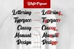 White Pigeon Font