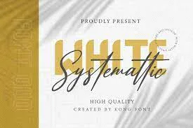 White Systemattic Font Duo