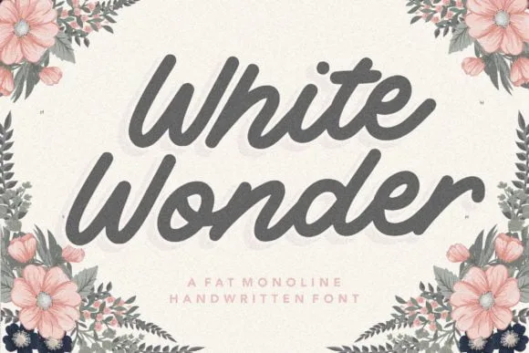 White Wonder Font