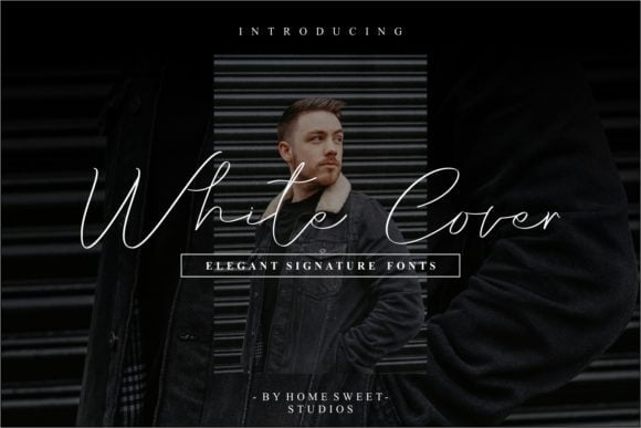 White cover Font