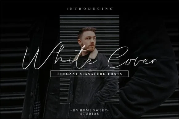 White cover Font