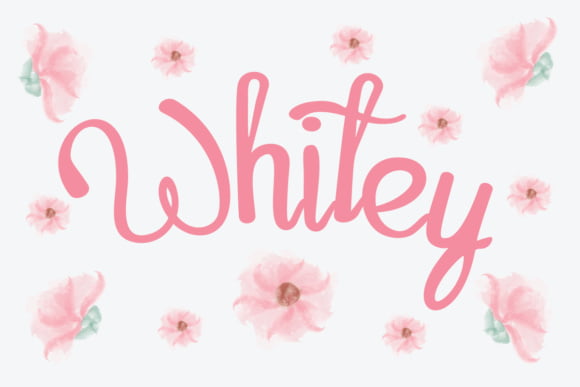Whitey Script Font