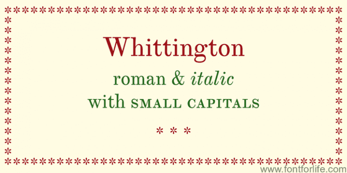 Whittington Font