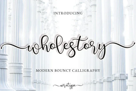 Wholestory Font
