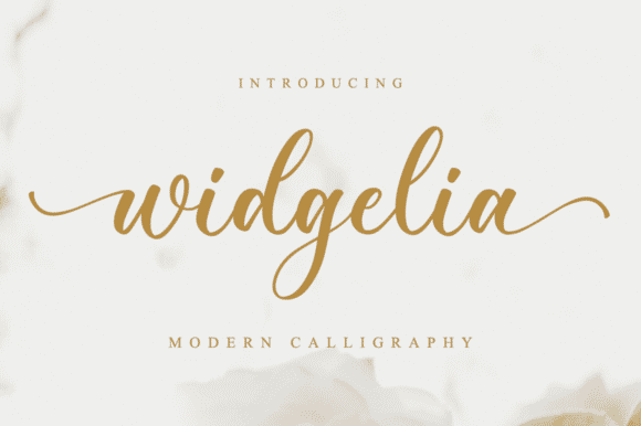 Widgelia Font
