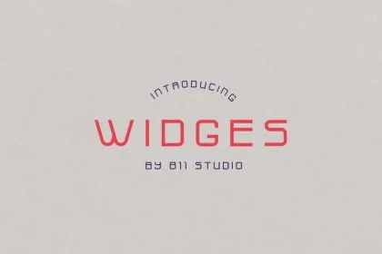 Widges Font