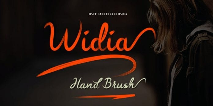 Widia Hand Brush Font