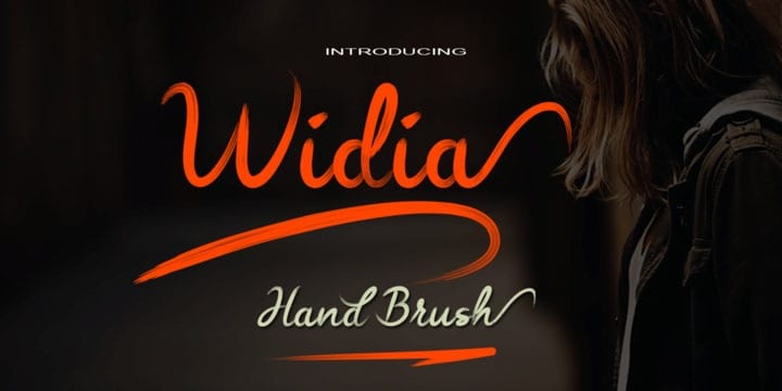 Widia Hand Brush Font