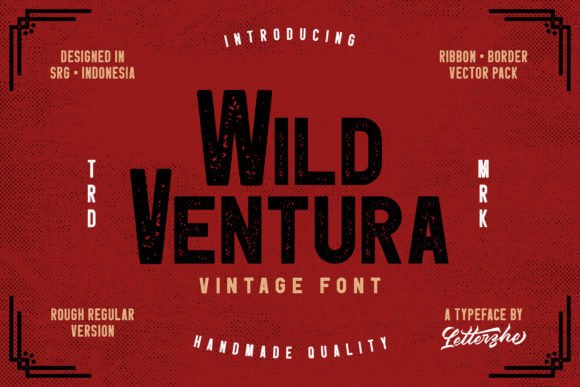 Wild Ventura Vintage Font