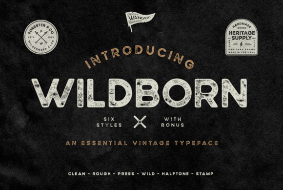 Wildborn Font