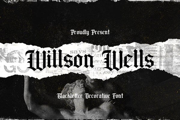 Wilson Wells - Blackletter Font