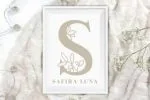 Wind Garden Monogram Font