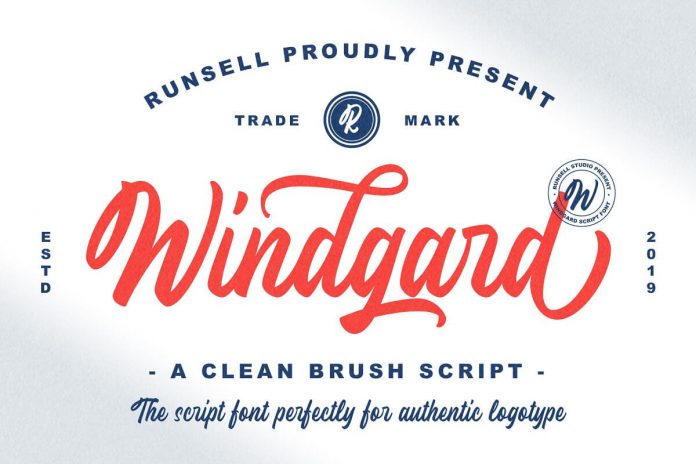 Windgard Clean Brush Script