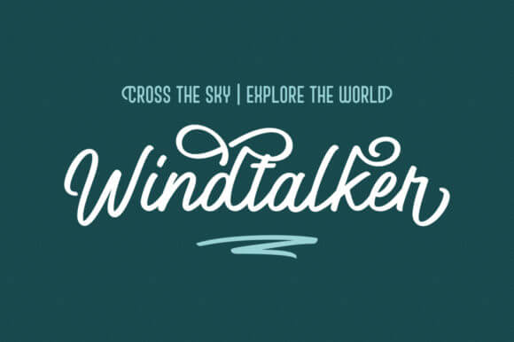 Windtalker Font