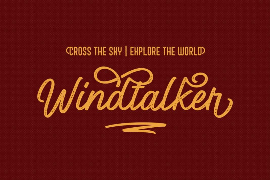 Windtalker Rough Font
