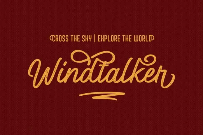 Windtalker Rough Font