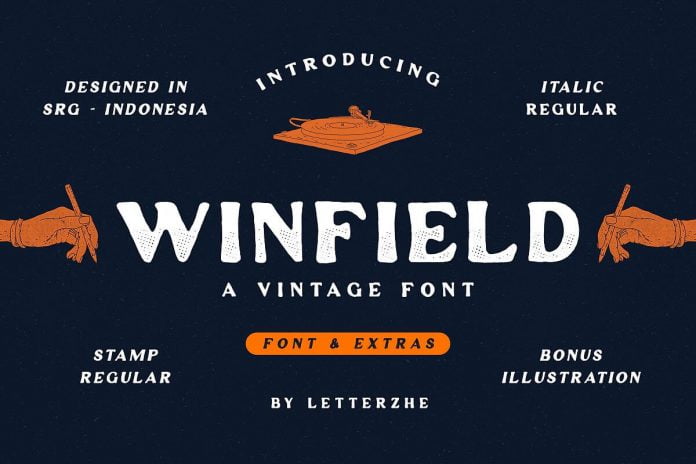 Winfield font
