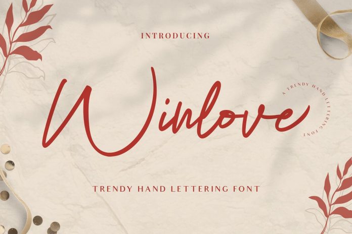 Winlove Elegant Handwritten Font