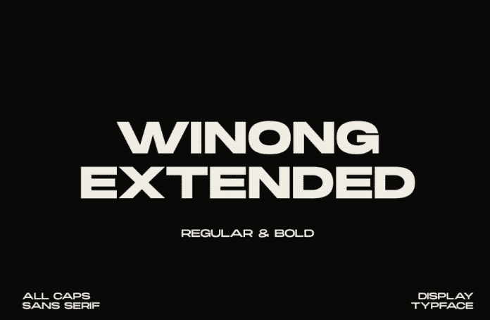Winong Extended font