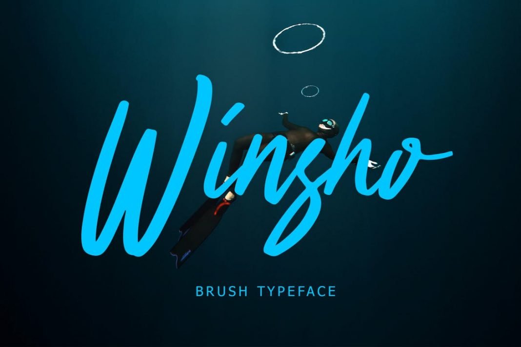 Winsho Brush Typeface