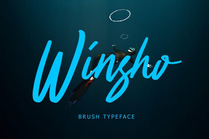 Winsho Brush Typeface