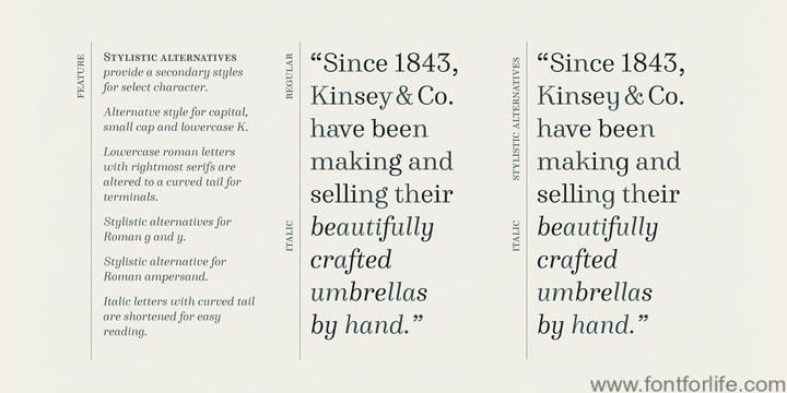 Winslow Book Font Family