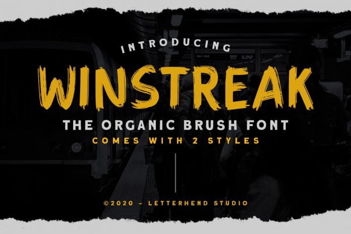 Winstreak - Brush Font