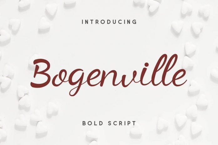 Bogenville Script Font