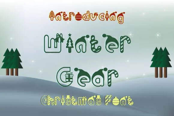 Winter Gear Font
