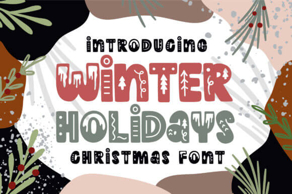 Winter Holidays Font