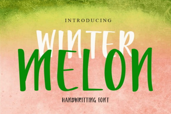 Winter Melon Font