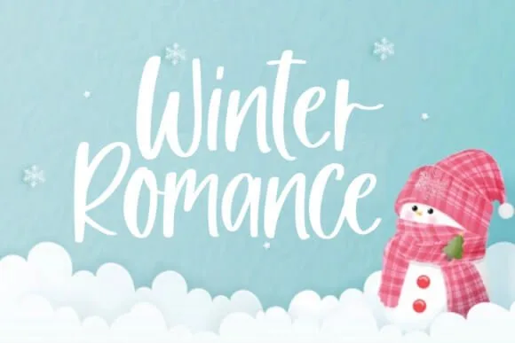 Winter Romance Font