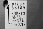 Winter Snow White Font