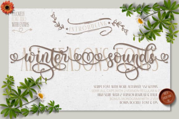 Winter Sounds font