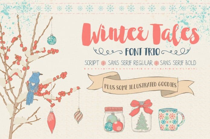 Winter Tales Font Trio