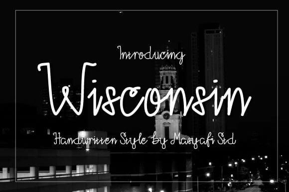 Wisconsin Font