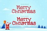 Wishing - Curly Decorative Christmas Font