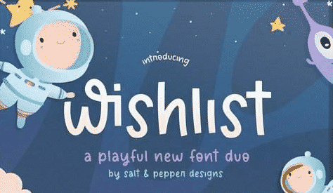Wishlist Font Duo