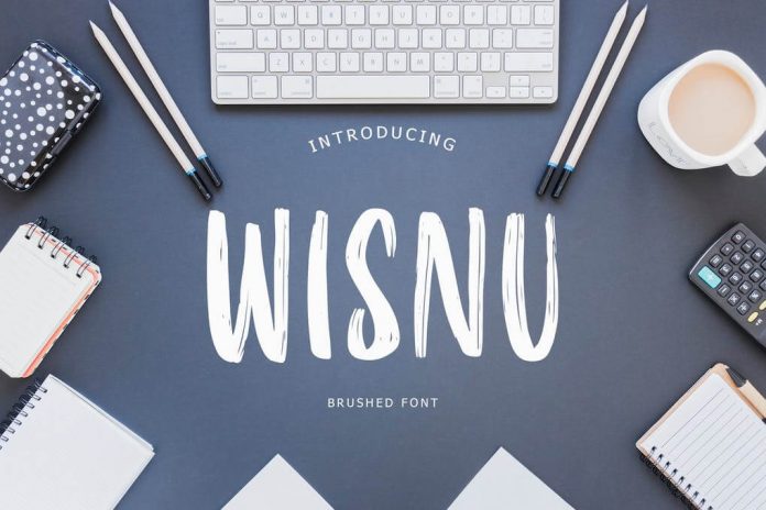 Wisnu Brush Font